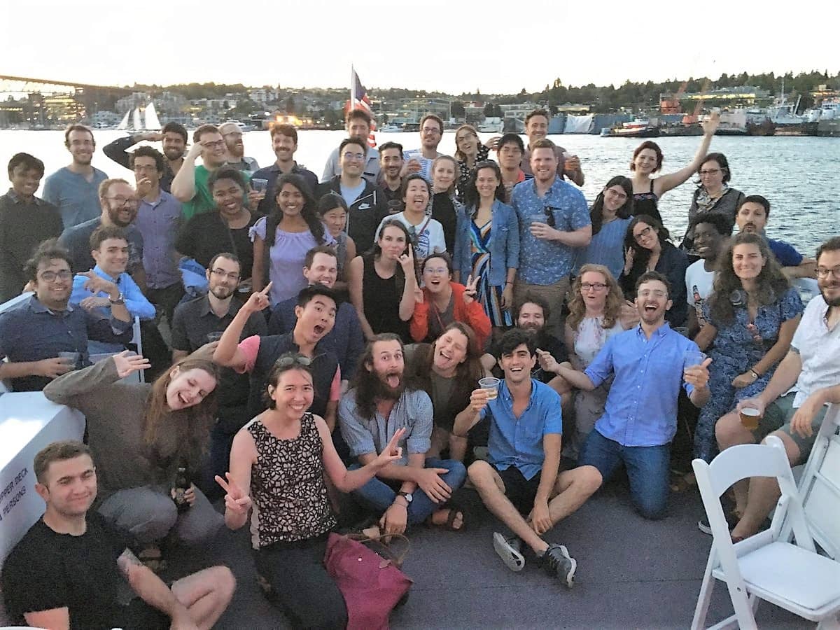 Participants enjoy a boat ride.