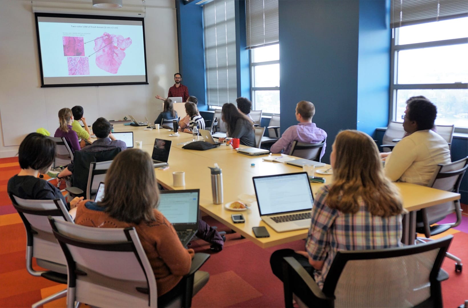 Dr. Nicholas Reder at the 2017 Incubator Program midterm presentations